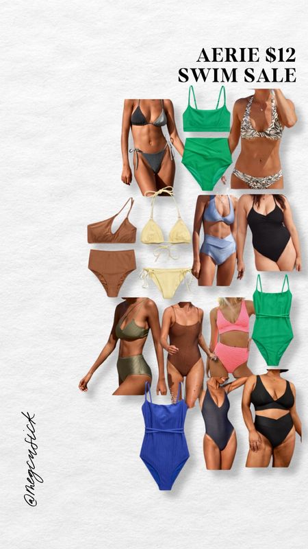 $12 Aerie Swimsuit sale🤩 these suits are so flattering and reliable absolutely love them!! 

#LTKSaleAlert #LTKFindsUnder50 #LTKSwim