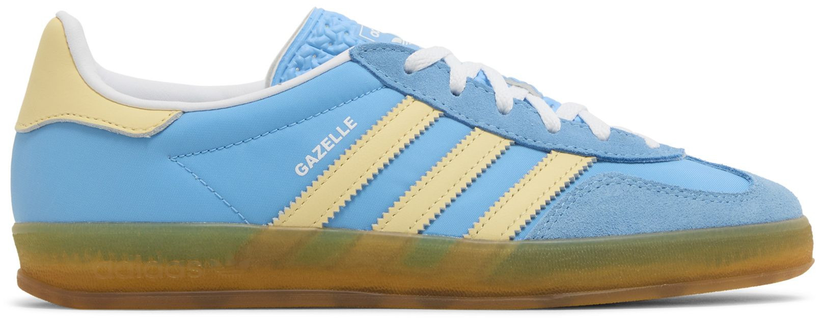 Wmns Gazelle Indoor 'Blue Burst Yellow' | GOAT