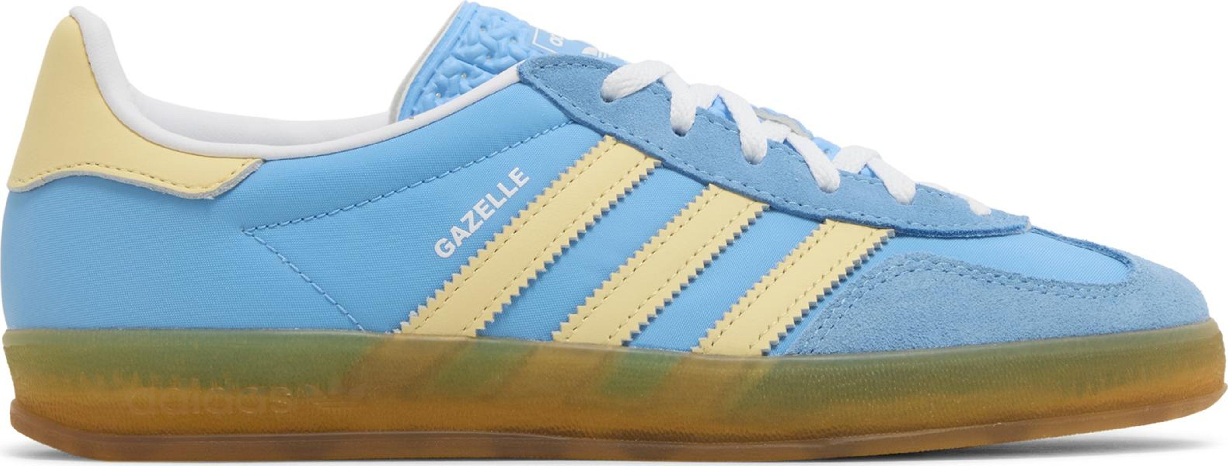 Wmns Gazelle Indoor 'Blue Burst Yellow' | GOAT