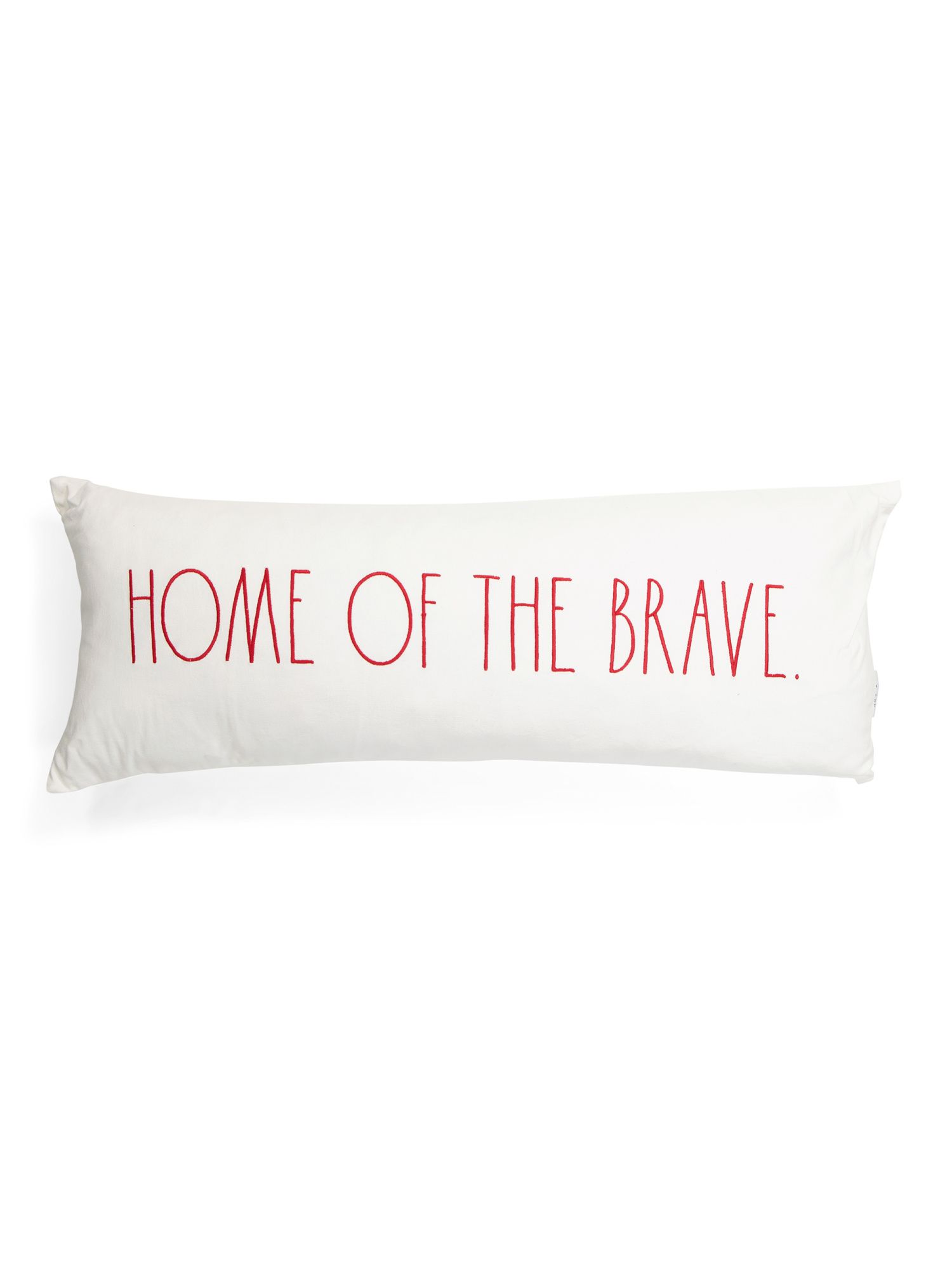 14x35 Home Of The Brave Pillow | TJ Maxx