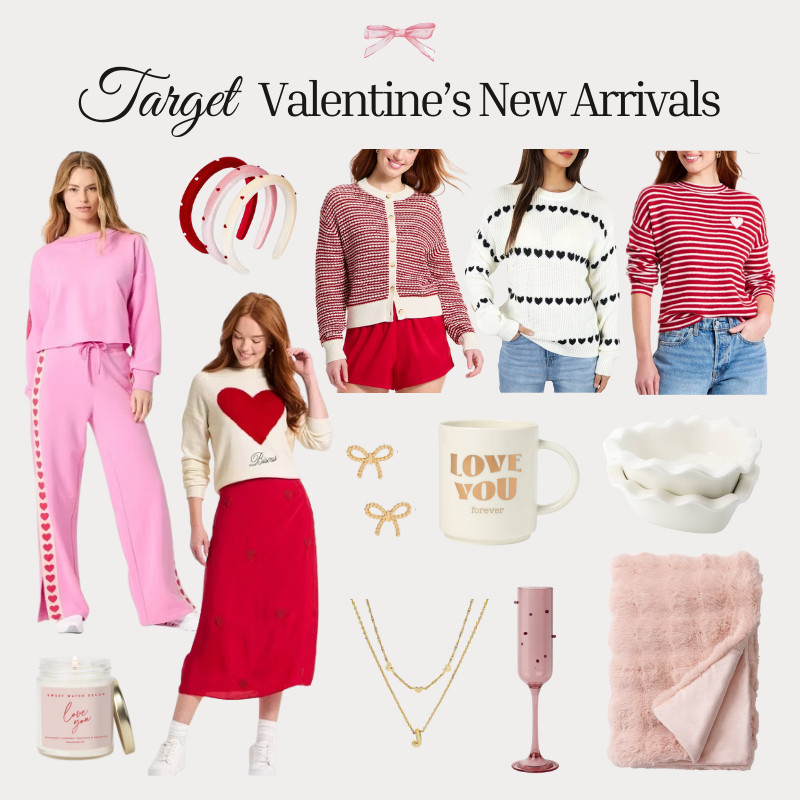 Target Valentine’s Day New Arrivals 💕 From cozy sweaters and festive lounge sets to cute mugs, accessories, and soft home decor, these finds are perfect for celebrating Valentine’s Day in a stylish, everyday way. 

 

 #LTKootd #LTKSeasonal #LTKFindsUnder50