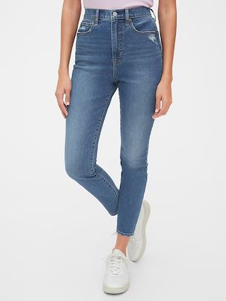 Sky High True Skinny Ankle Jeans with Secret Smoothing Pockets | Gap (US)