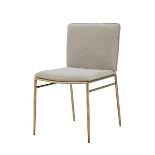 MR MODREST Atlanta Modern Beige Fabric Dining Chair 81800 - The Home Depot | The Home Depot