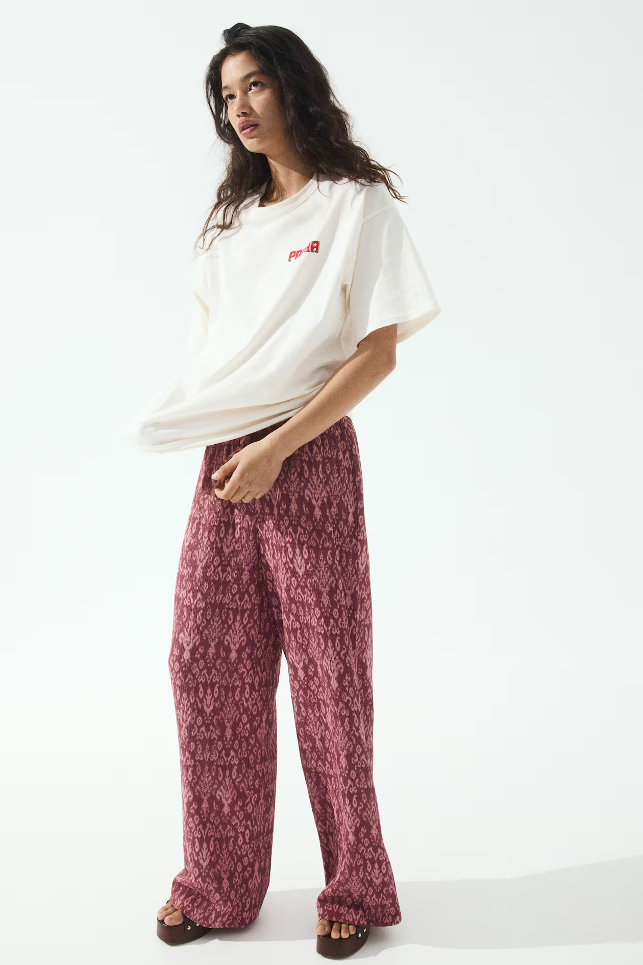 Oversized T-Shirt mit Print | H&M (DE, AT, CH, NL, FI)