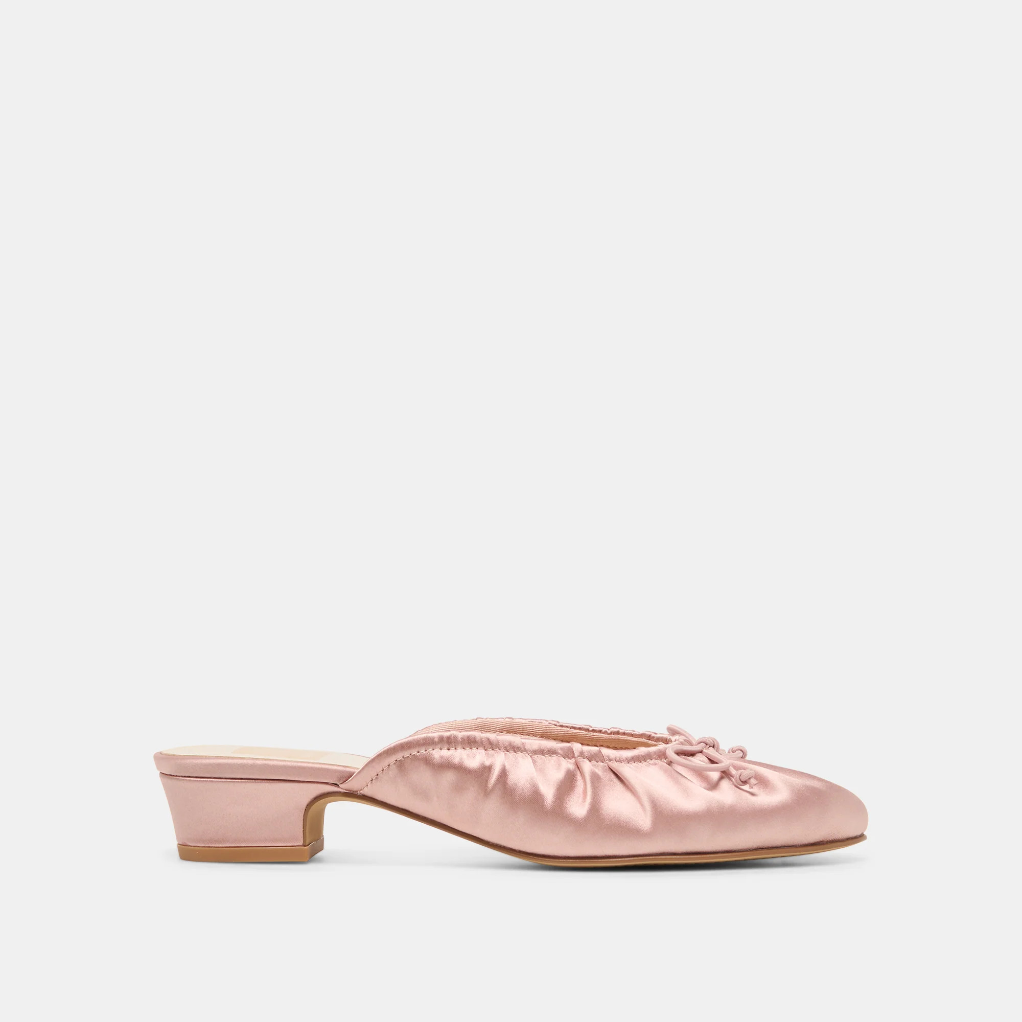 ARDENA SATIN Lt Blush Satin Ballet Heels | Dolce Vita | DolceVita.com