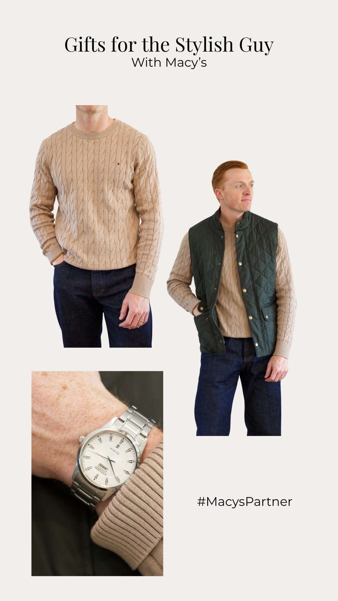 All 3 of these timeless pieces will make perfect holiday gifts that the stylish guy in your life will love. Classic brands and pieces that he will come back to season after season! 

@macys #MacysPartner #mensstyle #mensoutfits #giftguide
