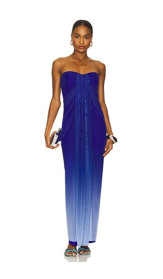 Lena Dress in Opal Blue | Revolve Clothing (Global)