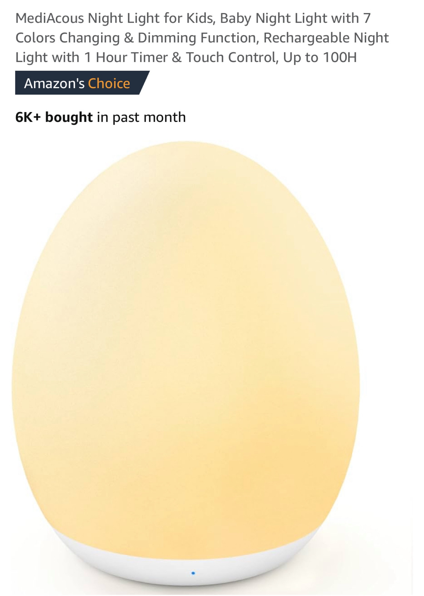 Portable touch light, amazing for babies/kids. 20% off coupon on top of existing sale!

#LTKSaleAlert #LTKKids #LTKBaby