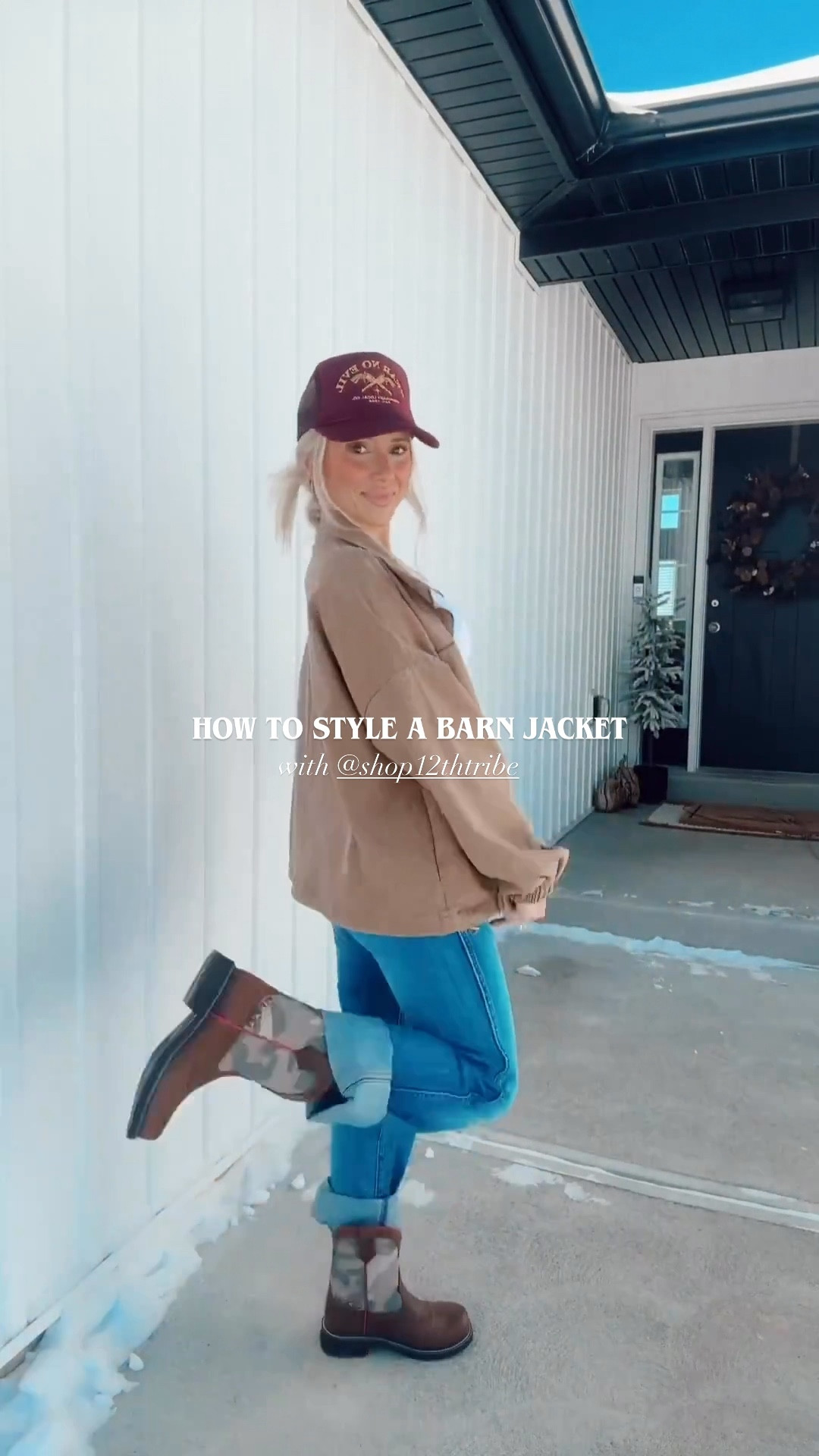 Cutie OOTD | Barn Jacket | Trucker Hat Outfit | Cowgirl Boots Outfit | Boot Cut Wrangler Jeans | Comfy + Casual Outfit Of The Day 


#LTKootd #LTKWorkwear #LTKHoliday