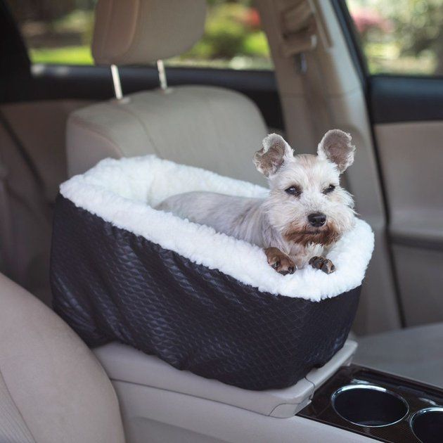 SNOOZER PET PRODUCTS Console Lookout Dog Car Seat, Black Diamond, Small - Chewy.com | Chewy.com