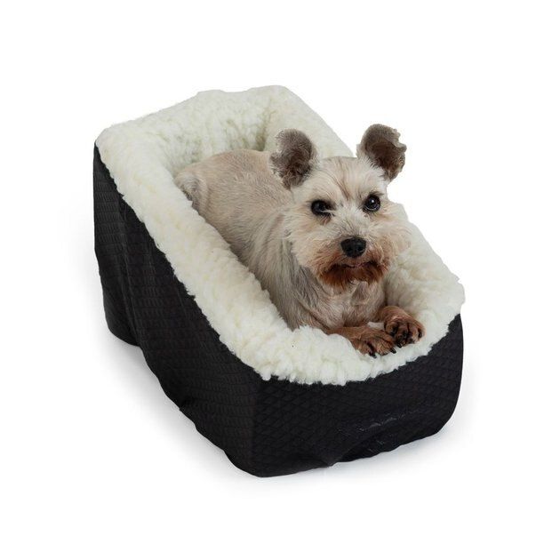 SNOOZER PET PRODUCTS Console Lookout Dog Car Seat, Black Diamond, Small - Chewy.com | Chewy.com