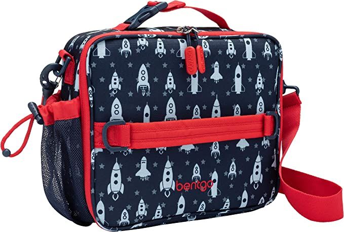 Bentgo Kids Prints Lunch Bag - Double Insulated, Durable, Water-Resistant Fabric with Interior an... | Amazon (US)