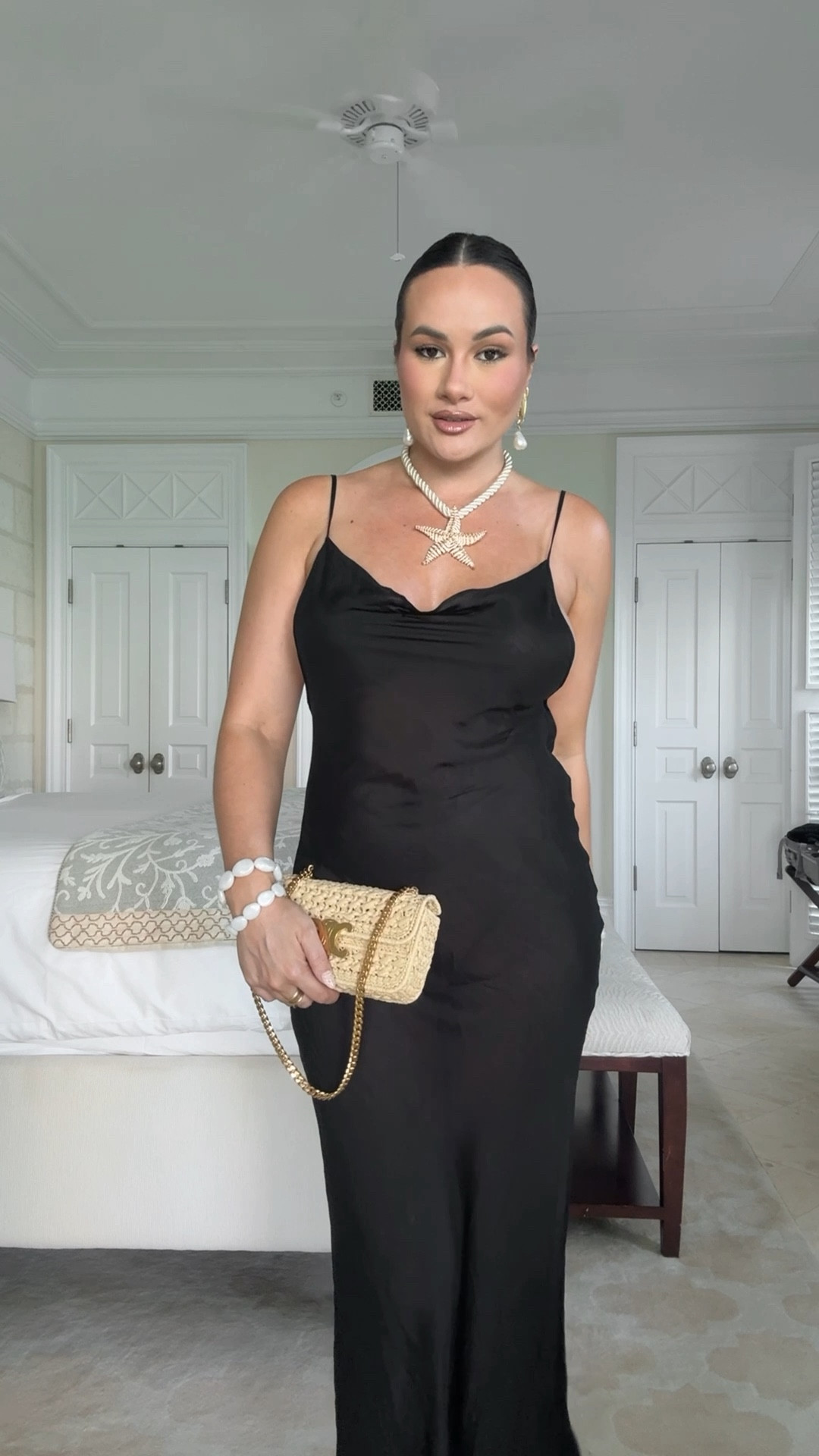 Chic black dress for a summer night out - perfect for a vacay dinner! 

#LTKootd #LTKSeasonal #LTKgrwm