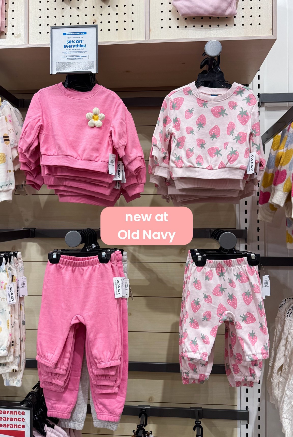 the cutest baby girl sweat sets at Old Navy!! 🍓🌷 #baby #newarrivals #oldnavy

#LTKBaby #LTKSaleAlert #LTKmomlife