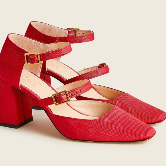 Jcrew Marta double-strap pumps in moire silk
Item BD329, size 9 | Poshmark