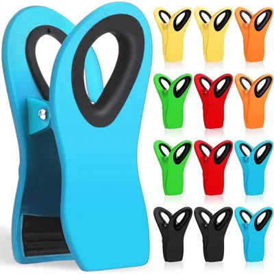 12-Pack Heavy Duty Magnetic Bag Clips – Plastic Food Storage Clips for Kitchen, Snacks & More | Wayfair North America