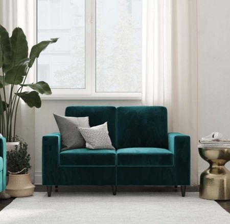 Amazing green couch to add a bit of uniqueness to your living room decor.!! #roomdecor #greencouch #greenaesthetic #minimalism #specialfinds #uniquesofa #loveseat #loveseatsale #greenloveseat

#LTKhome #LTKSale #LTKstyletip