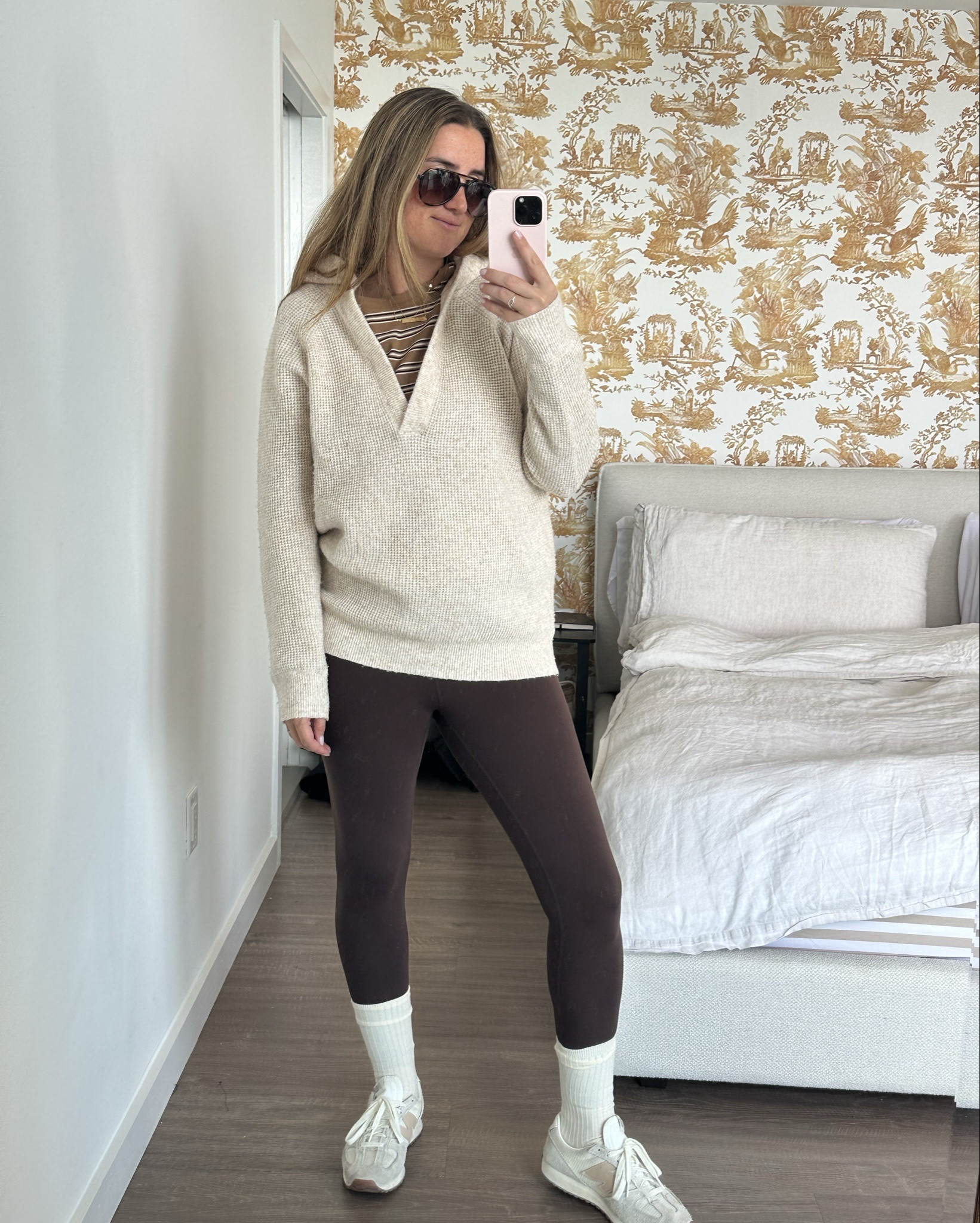 Cozy outfit from colder weather! Sweater and leggings are maternity fit (still fitting my postpartum body).

#LTKmomlife #LTKdayinmylife #LTKActive