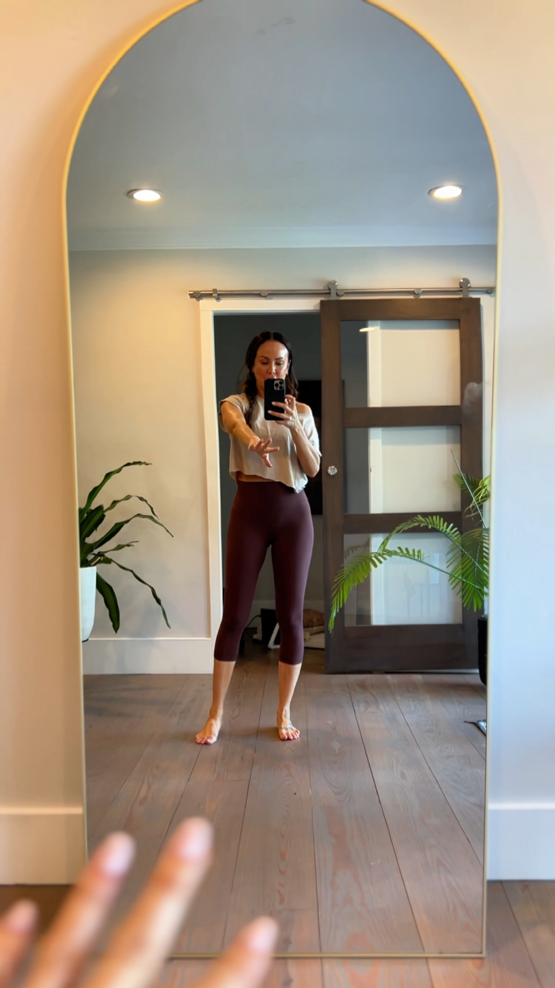 Taller and wider gold arched floor mirror for the best price! 

#LTKBeauty #LTKActive #LTKHome