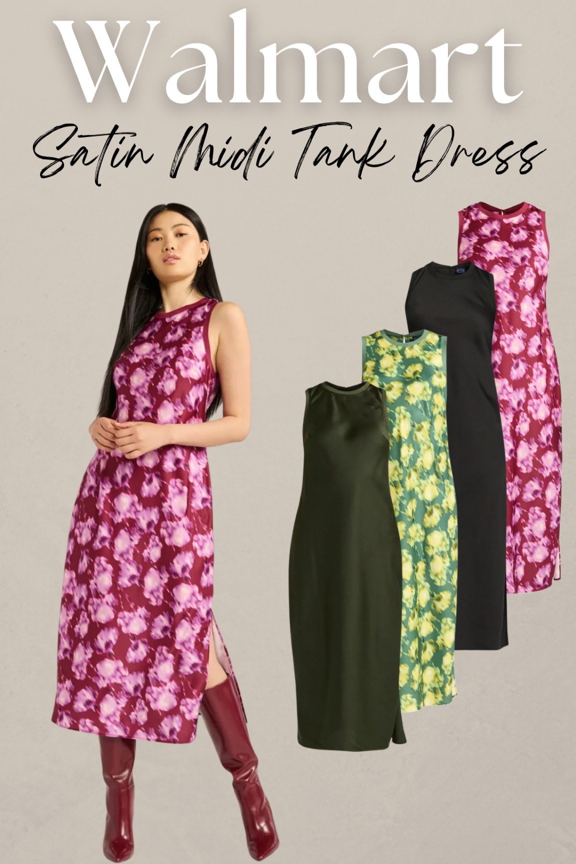 Walmart satin midi tank dress




#LTKWorkwear #LTKFindsUnder50 #LTKStyleTip