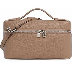 Crossbody Bag for Women Pouch Top-Handle Bag Designer Shoulder Leather Handbag Trendy Purse (Apri... | Amazon (US)