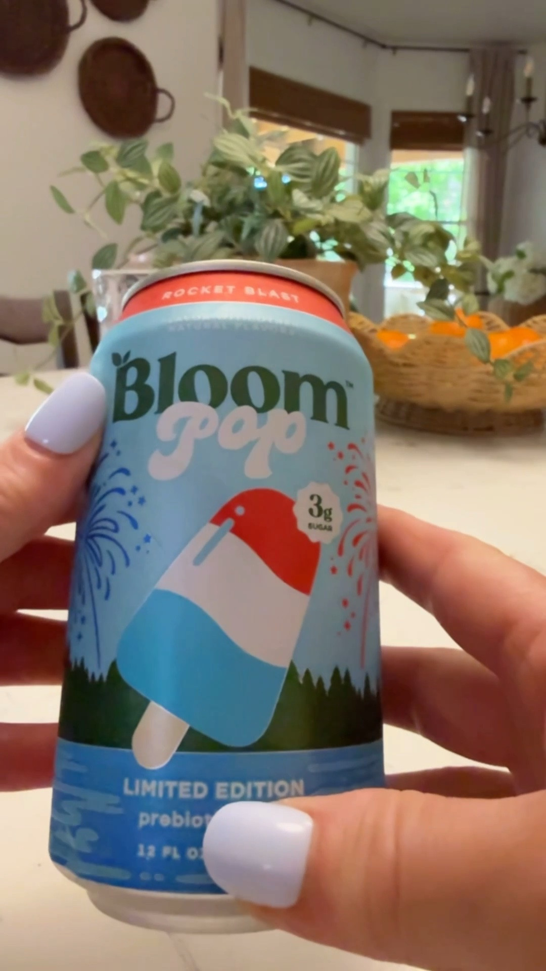 Have you tried this new Limited Edition flavor from Bloom Pop? Rocket Blast has the flavors of the classic popsicle. 
No artificial flavors or colors and is
Caffeine free, only 20 calories and is a
Prebiotic soda that helps support gut health.

#LTKmomlife #LTKfoodie #LTKSeasonal