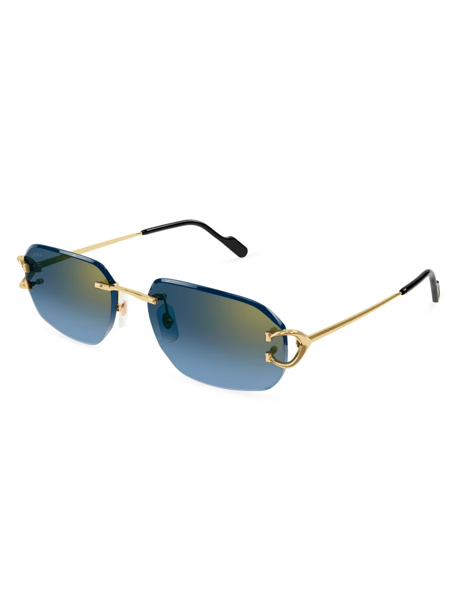 C Decor 58MM Rectangular Sunglasses | Saks Fifth Avenue