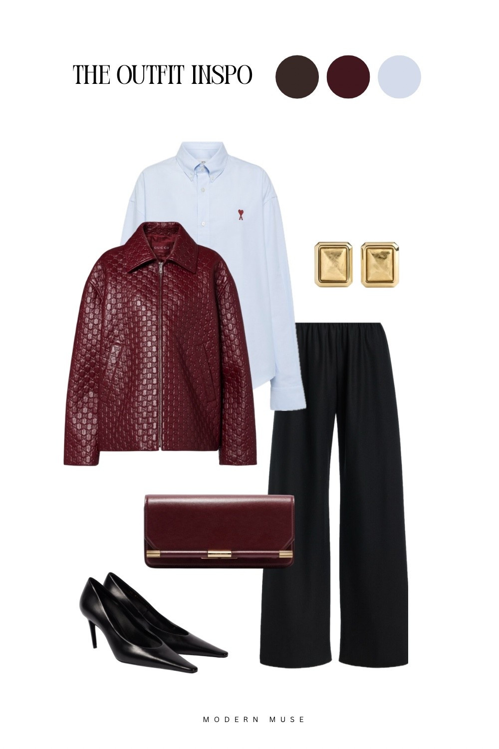 Burgundy & blue | outfit inspo

#LTKootd #LTKStyleTip #LTKWorkwear