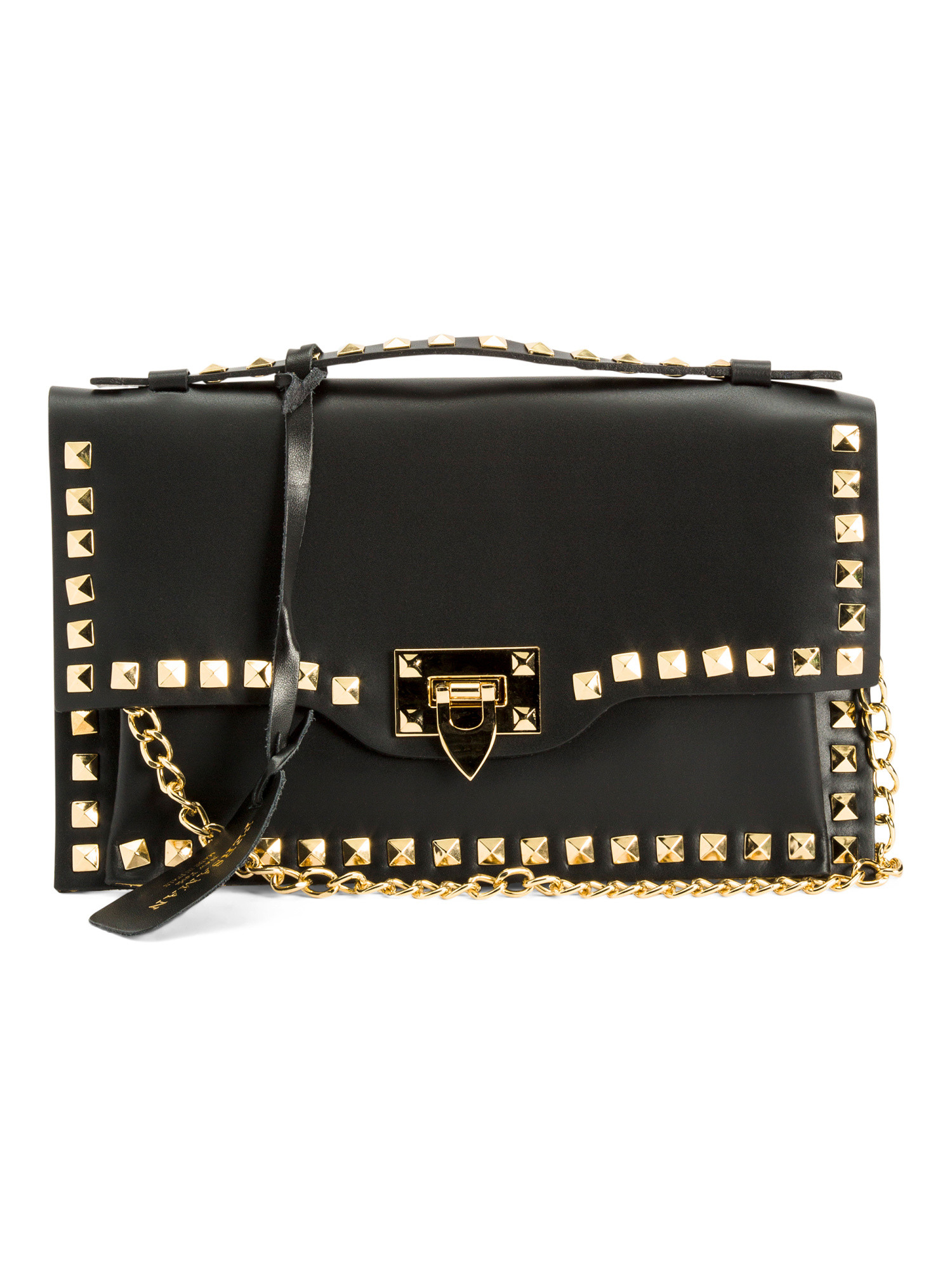 Leather Satchel With Studs | Handbags | Marshalls | Marshalls