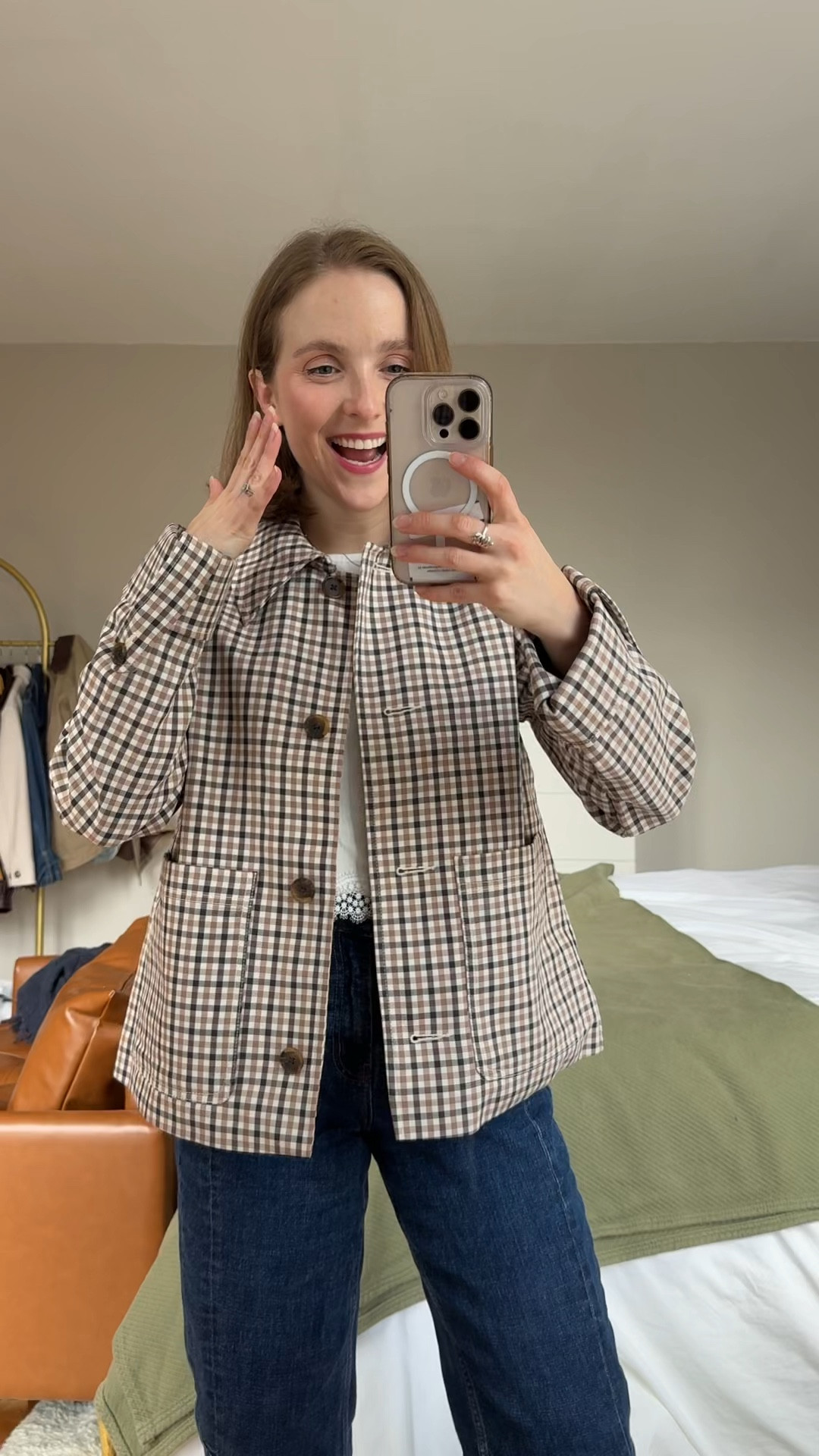 Bogo 50% off + 15% stackable code SUITEAF Abercrombie 
Xs reg cropped trench for spring 


#LTKPetite #LTKootd #LTKSaleAlert