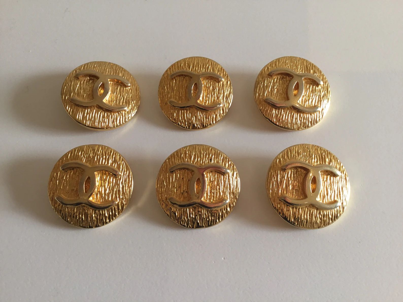 Buttons With Coco Chanel Logo 1950s Extra Large Buttons | Etsy | Etsy (US)