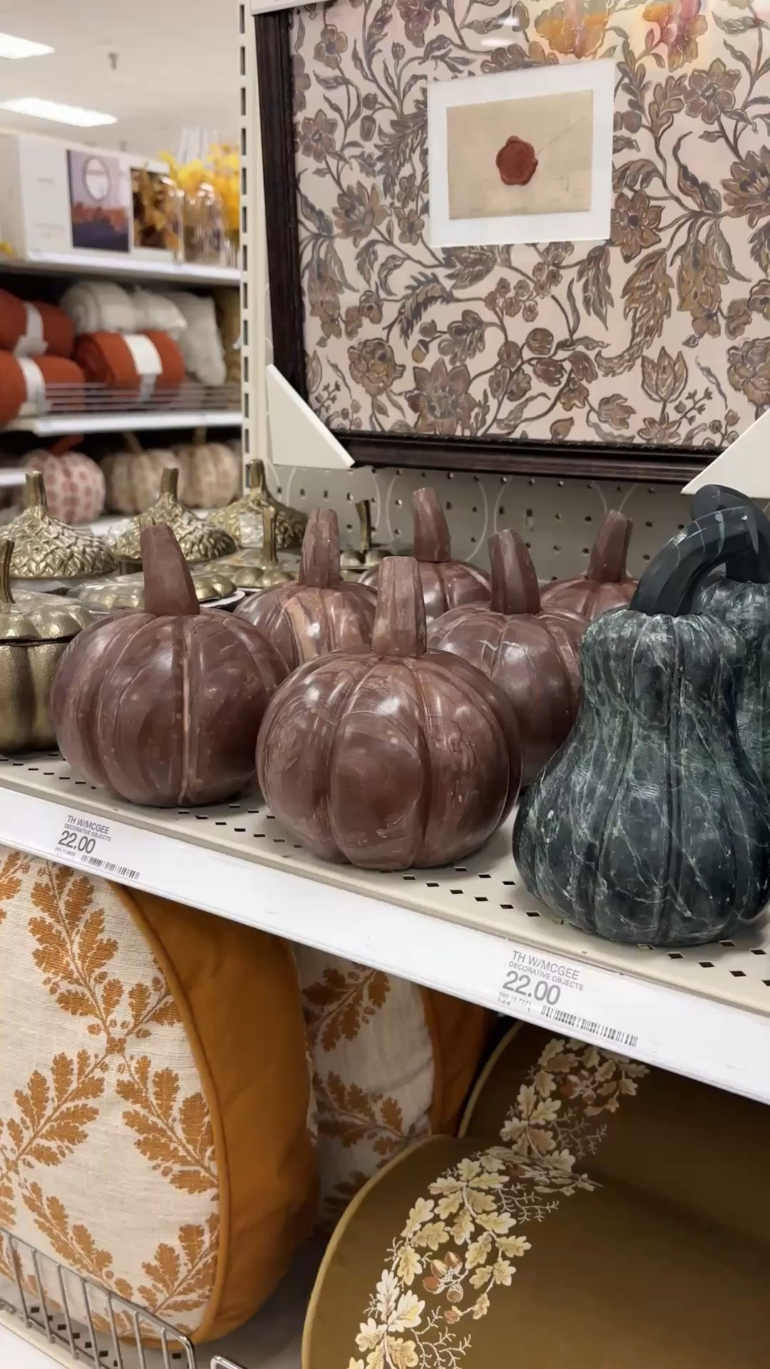 Luxury vibes on a Target budget? Say hello to these stunning Threshold designed with Studio McGee marble décor pieces, perfect for adding elegant touches to your home this season:

🛑 Figural Marble Door Stopper – A solid marble, diamond-patterned egg on a chunky base keeps doors in place in the most stylish way. It doubles as functional door hardware and a sculptural statement piece. 

🎃 Green Marble Gourd – This green-hued marble pumpkin elevates your fall styling with its chic, muted tones and heavyweight feel. Ideal as tabletop or mantel décor to boost your autumn aesthetic. 

🎃 Purple Marble Pumpkin – A rustic-colored marble pumpkin with beautiful red veining that brings cozy, seasonal charm to shelves, side tables, or entryways. 

These marble accents offer a luxe, curated look—whether you’re hunting for decorative door accessories, high-end fall accents, or elevated seasonal styling. Mix and match these sculptural touches for an effortlessly stylish home refresh.

Shop these Studio McGee marble pieces at Target while they’re still stocked—perfect for your living room, entryway, or home office décor update!

studio mcgee, mcgee and co, amber interiors, amazon home, target home, target finds, halloween decor

#LTKSaleAlert #LTKSeasonal #LTKHome