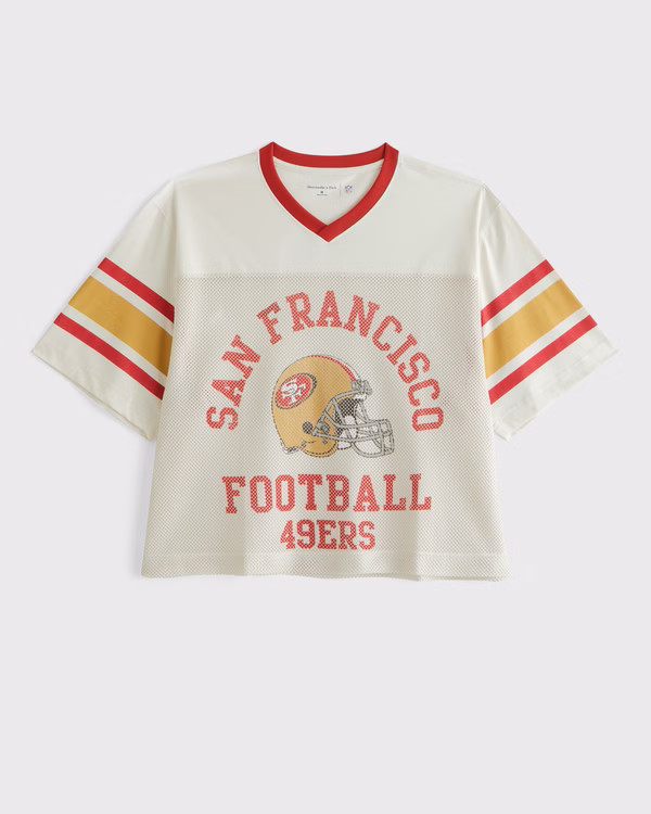 Men's San Francisco 49ers Mesh Tee | Men's Tops | Abercrombie.com | Abercrombie & Fitch (US)