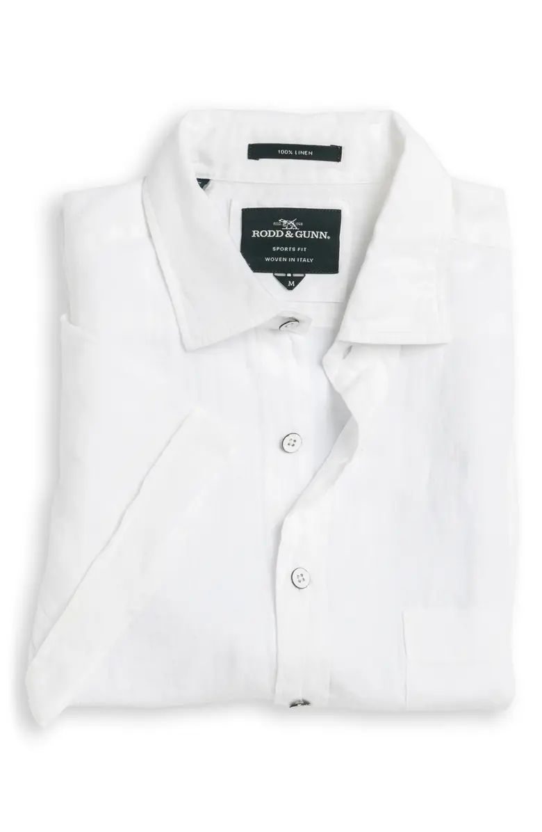 Rodd & Gunn Ellerslie Short Sleeve Linen Button-Up Shirt | Nordstrom | Nordstrom