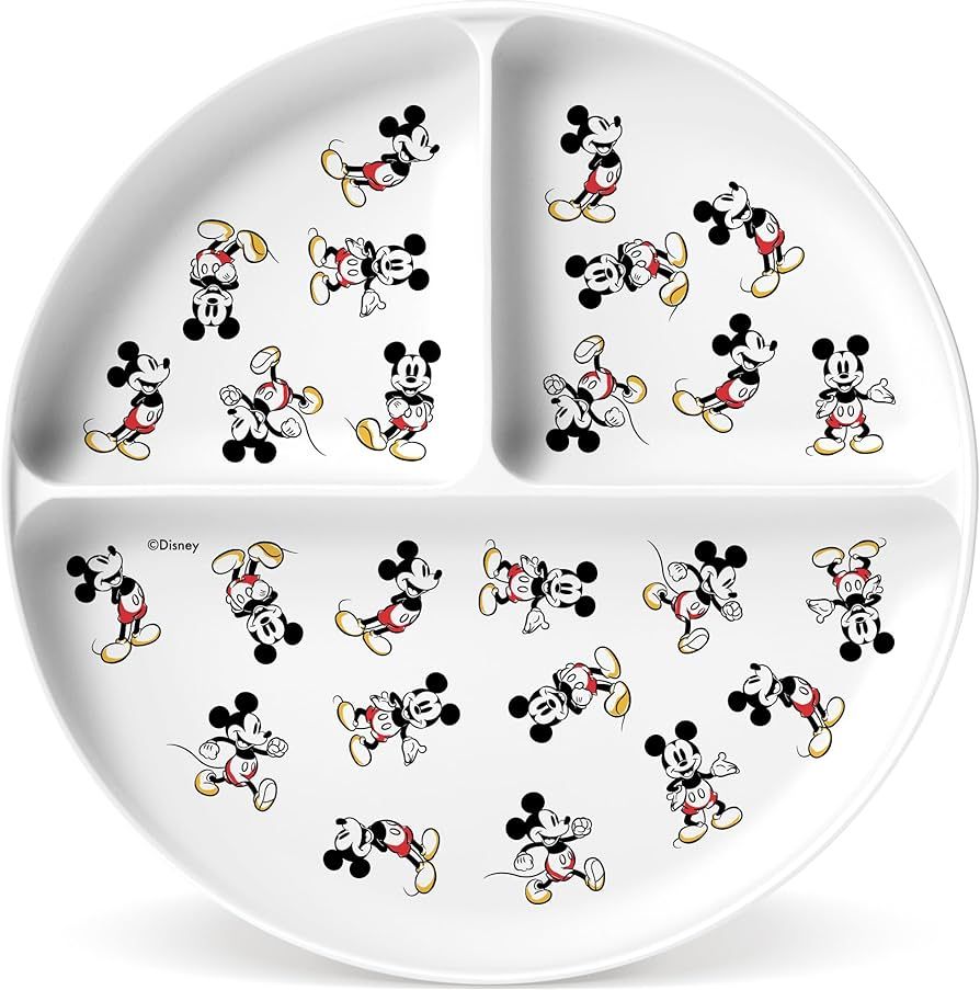 Simple Modern Disney Silicone Plate for Baby and Toddler | Divided and Microwave Safe Plates for ... | Amazon (US)