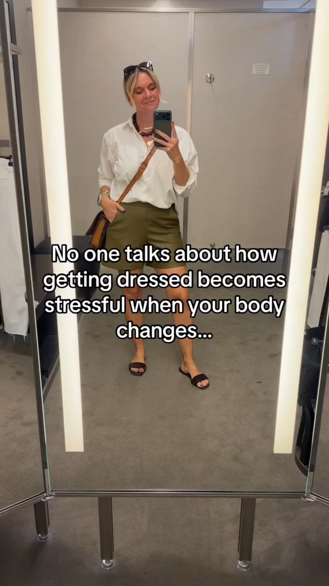 Your body changed—10 pounds, hormones, aging, life—and suddenly nothing feels right. 

That’s not a YOU problem. That’s a closet problem. 

You’re trying to squeeze into old sizes. Nothing fits the way it used to. You feel frumpy. So getting dressed becomes something you dread instead of enjoy. 

The fix? Stop fighting your current body and dress it beautifully RIGHT NOW. 

Edit your closet to only what fits today. Learn what actually flatters your current shape. Build outfits for the body you have—not the one you used to have or wish you had. 

When your clothes fit your body NOW, getting dressed stops being stressful and starts being easy again. 

💙 Follow for styling that celebrates your current body 
💬 Comment NOW if you’re ready to dress for the body you have