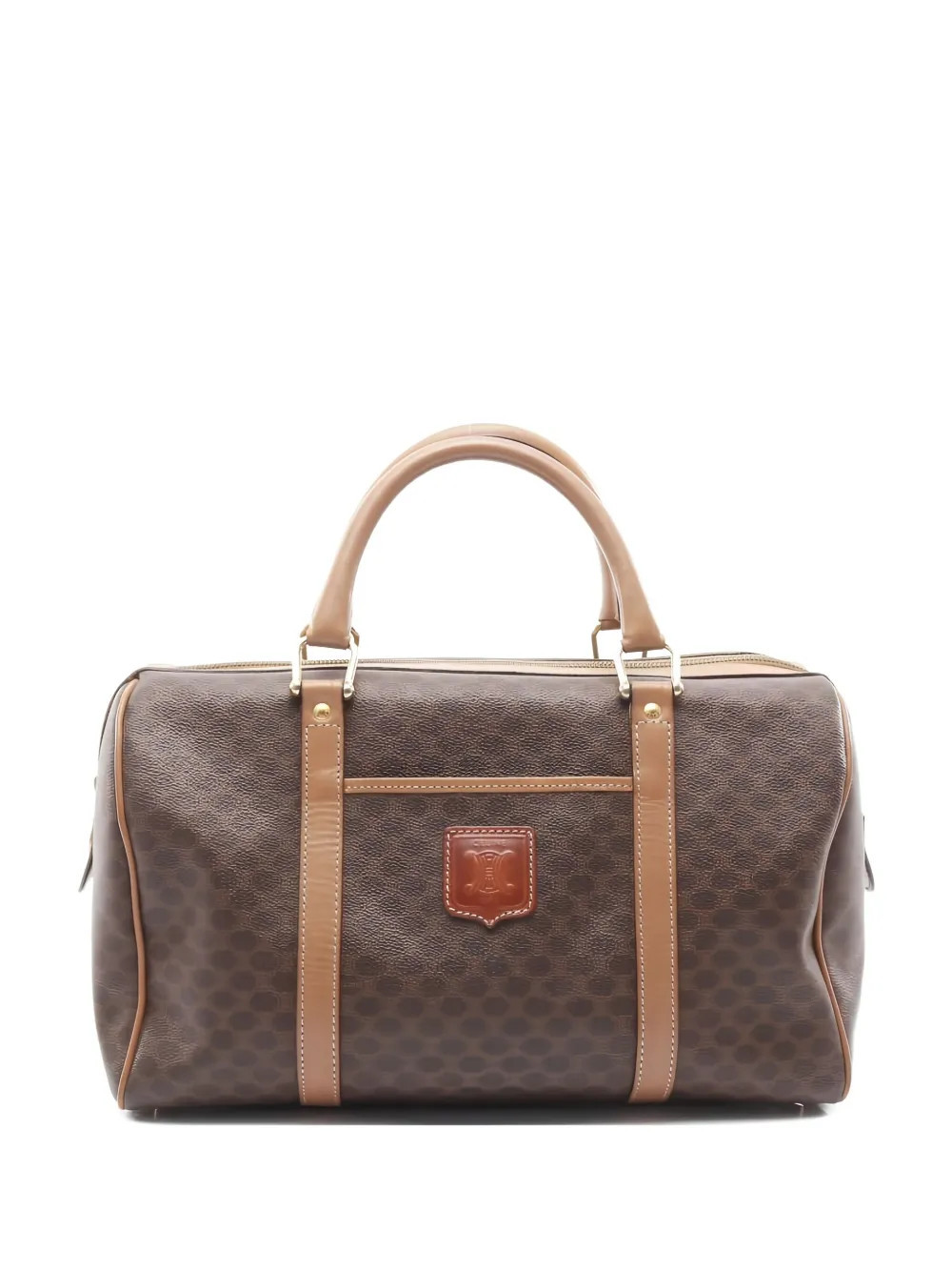 Celine Pre-Owned 2000s Boston Macadam duffle bag - Brown | Farfetch Global