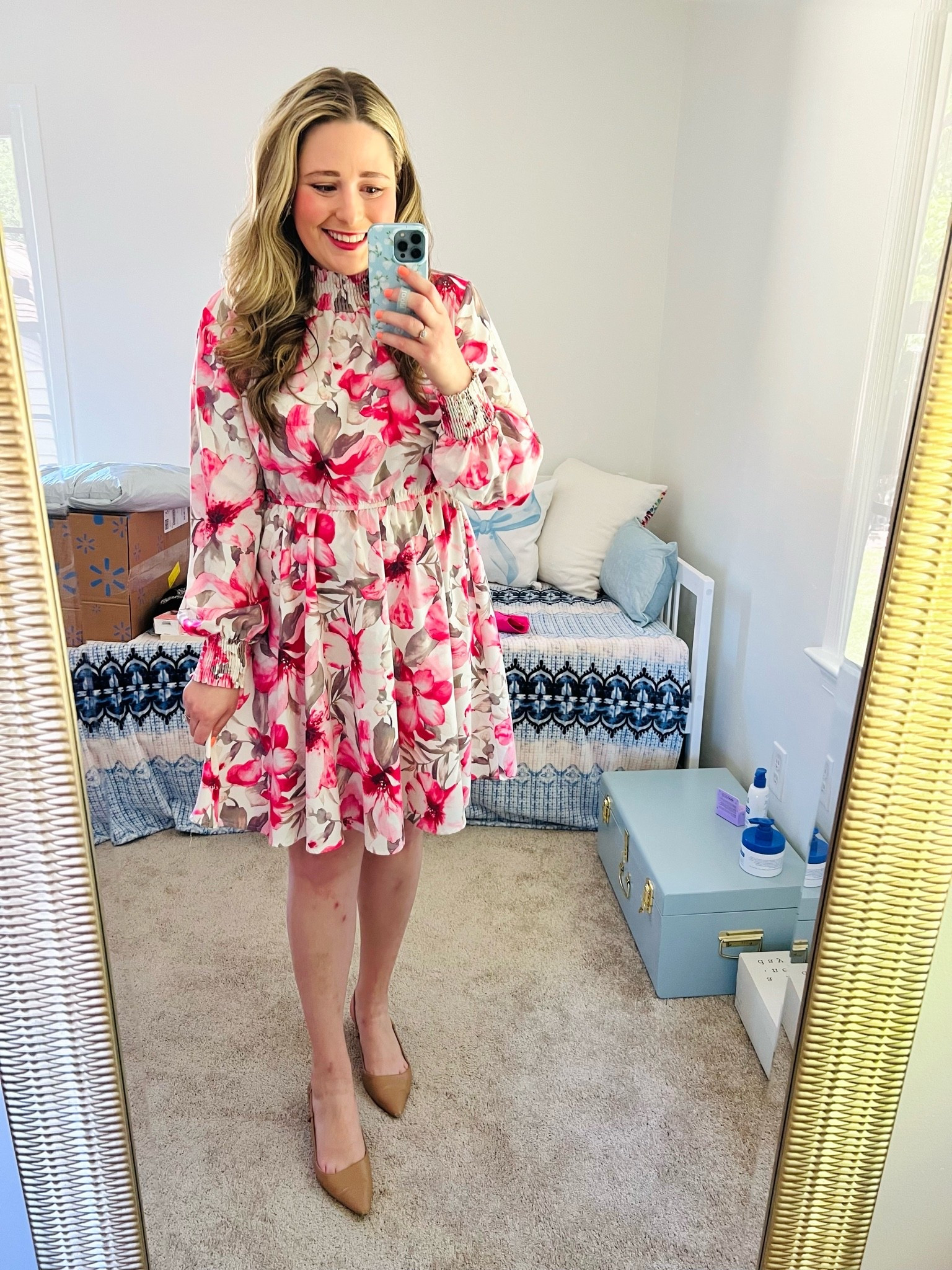 Pink Floral Dress || Work Outfit || Workwear

#LTKootd #LTKWorkwear