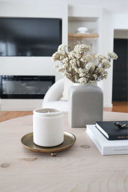 Coffee table styling. Home decor  

#LTKunder50 #LTKstyletip #LTKhome