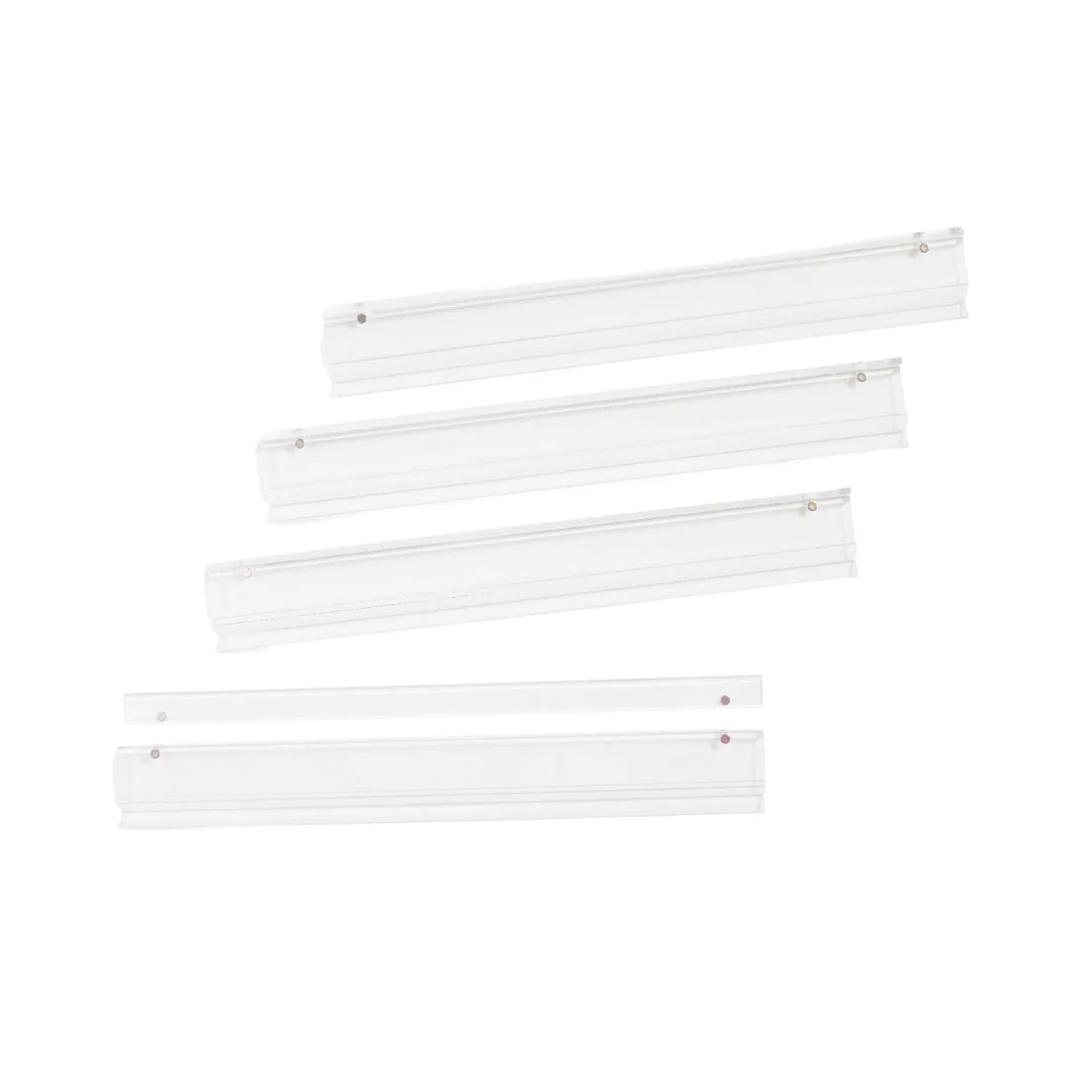 Clear Acrylic Mahjong Racks | Set of 4 Elegant Game Accessories | The Mahjong House