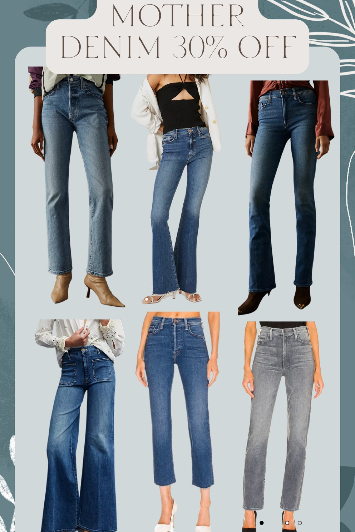 Mother denim on sale! MOTHER jeans 30% off! Black Friday cyber Monday! 

#LTKunder100 #LTKCyberweek #LTKsalealert