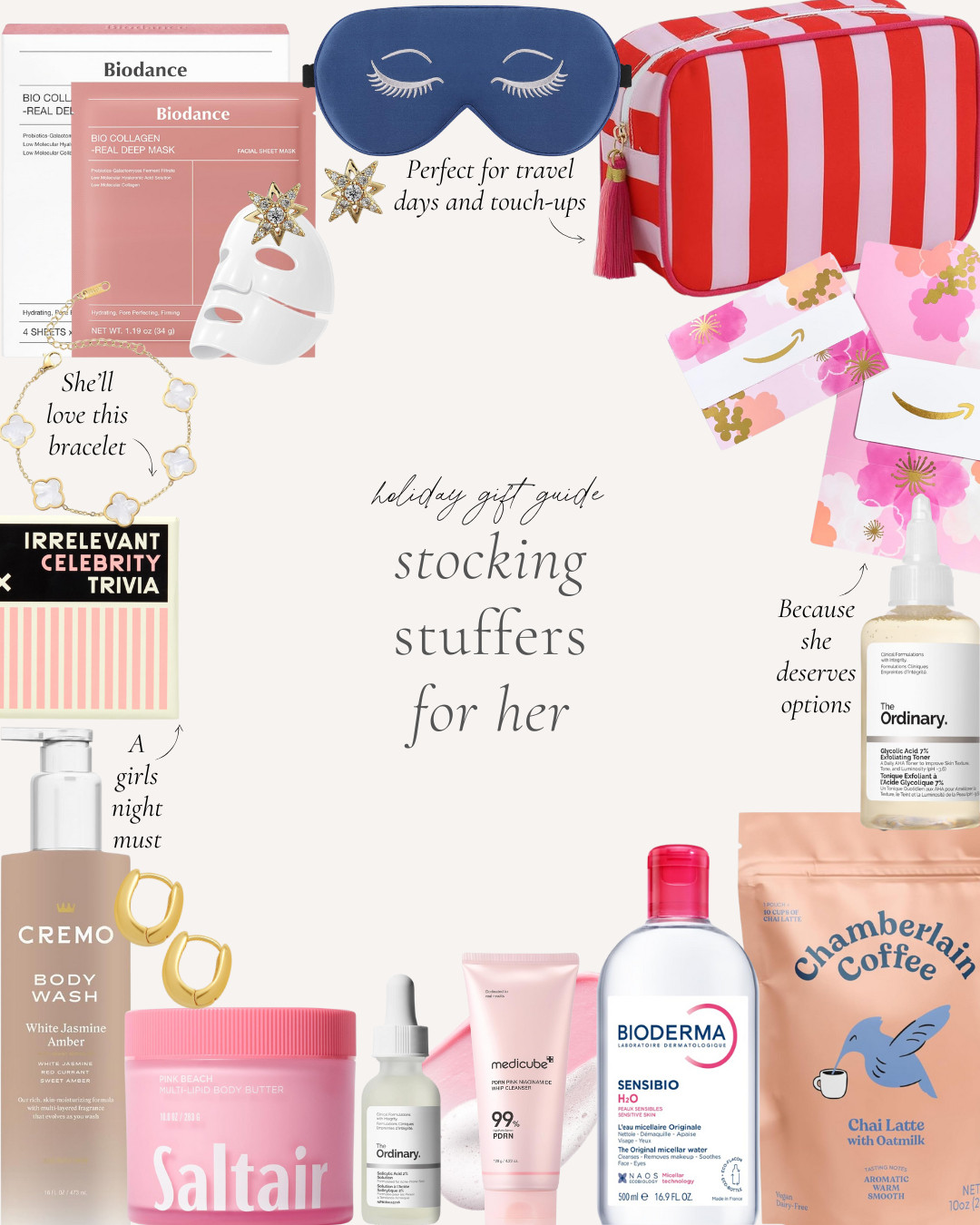 I love finding fun, practical pieces that she'll actually like. These are my favorite stocking stuffer picks. 

 #LTKGiftGuide #LTKHoliday #LTKBeauty