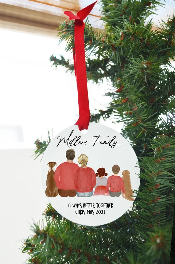 Christmas Ornament Family 2021 Xmas Ornament Family | Etsy | Etsy (US)