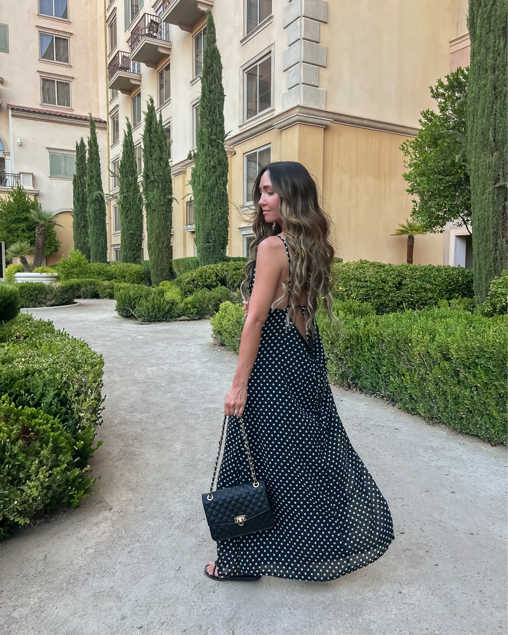 Summer date night outfit ft this polka dot dress (I’m 5ft petite wearing size XS) 😍 | date night outfits, summer outfit, summer dress, polka dot outfit, polka dot trend, european summer outfit, vacation outfit, dinner outfit, brunch outfit, 2025 summer fashion trends, party outfit, maxi dress, quilted purse, strappy sandals, summer sandals, summer shoe trends, SHEIN, Amazon fashion, Amazon finds, Amazon must haves

#LTKPetite #LTKSaleAlert #LTKShoeCrush #LTKItBag #LTKStyleTip #LTKFindsUnder50 #LTKFindsUnder100 #LTKTravel #LTKSeasonal #LTKParties 