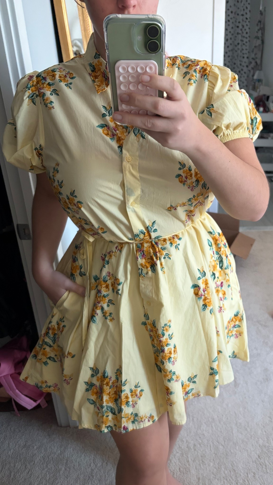 This yellow floral dress is the perfect Easter dress or spring dress. I got it from my friends bridal shower since it is yellow themed and it could not be better!

#LTKSeasonal #LTKTall #LTKootd