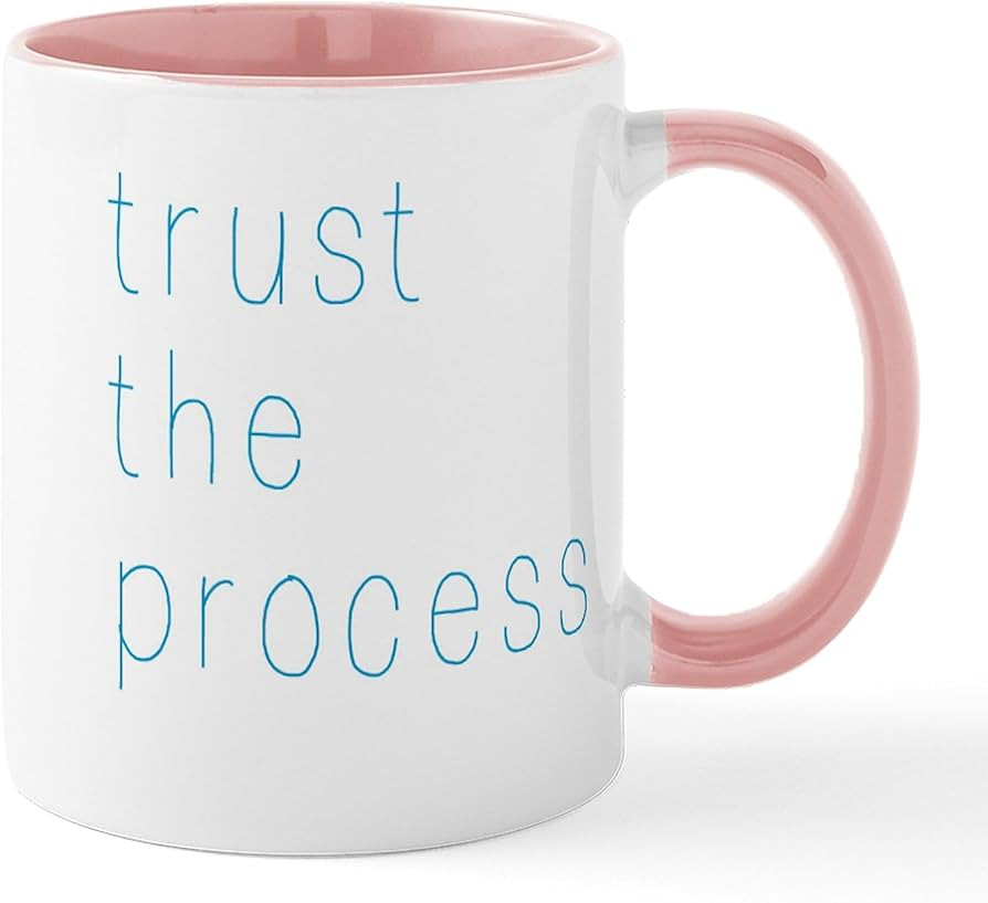 CafePress Trust The Process Mug 11 oz (325 ml) Ceramic Coffee Mug | Amazon (US)