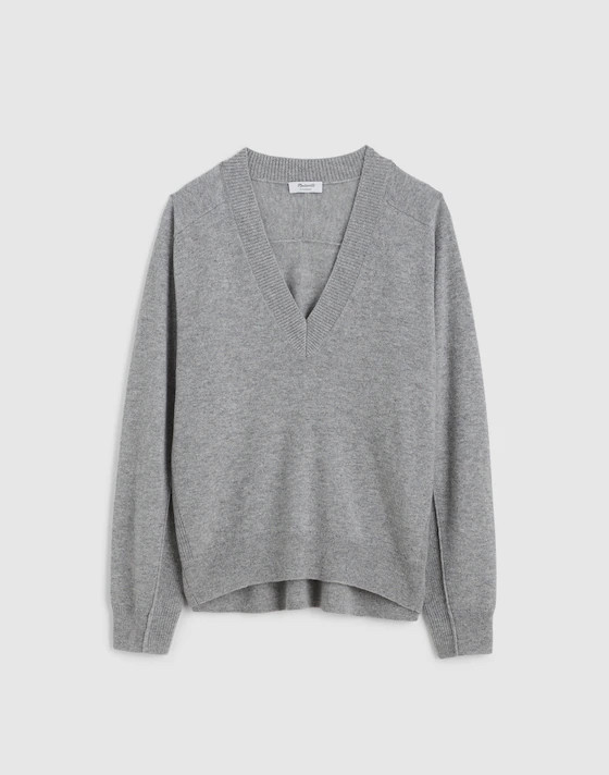 Cashmere V-Neck Sweater | Madewell