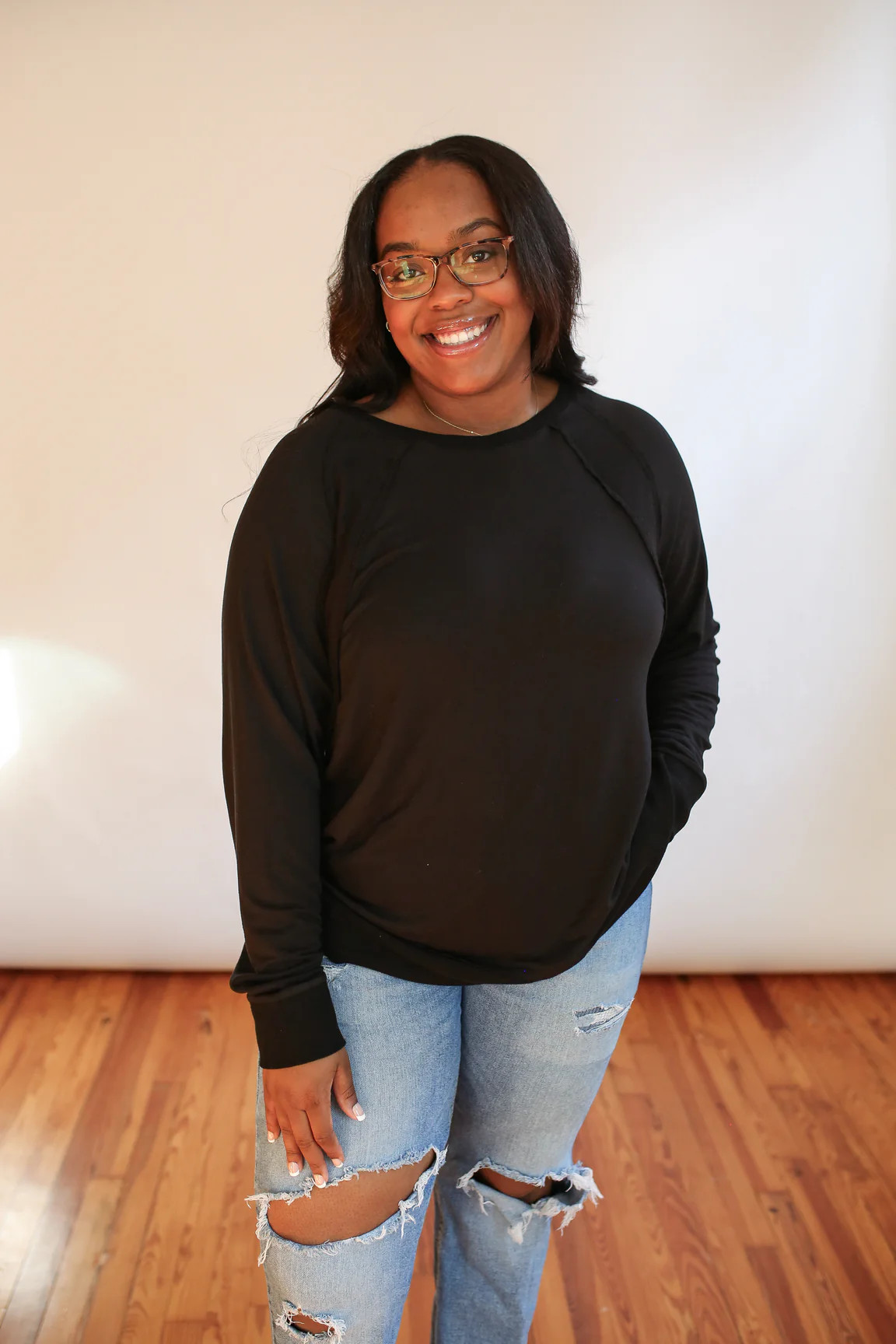 Free Flowing Long Sleeve Nursing Top | Movemama Apparel