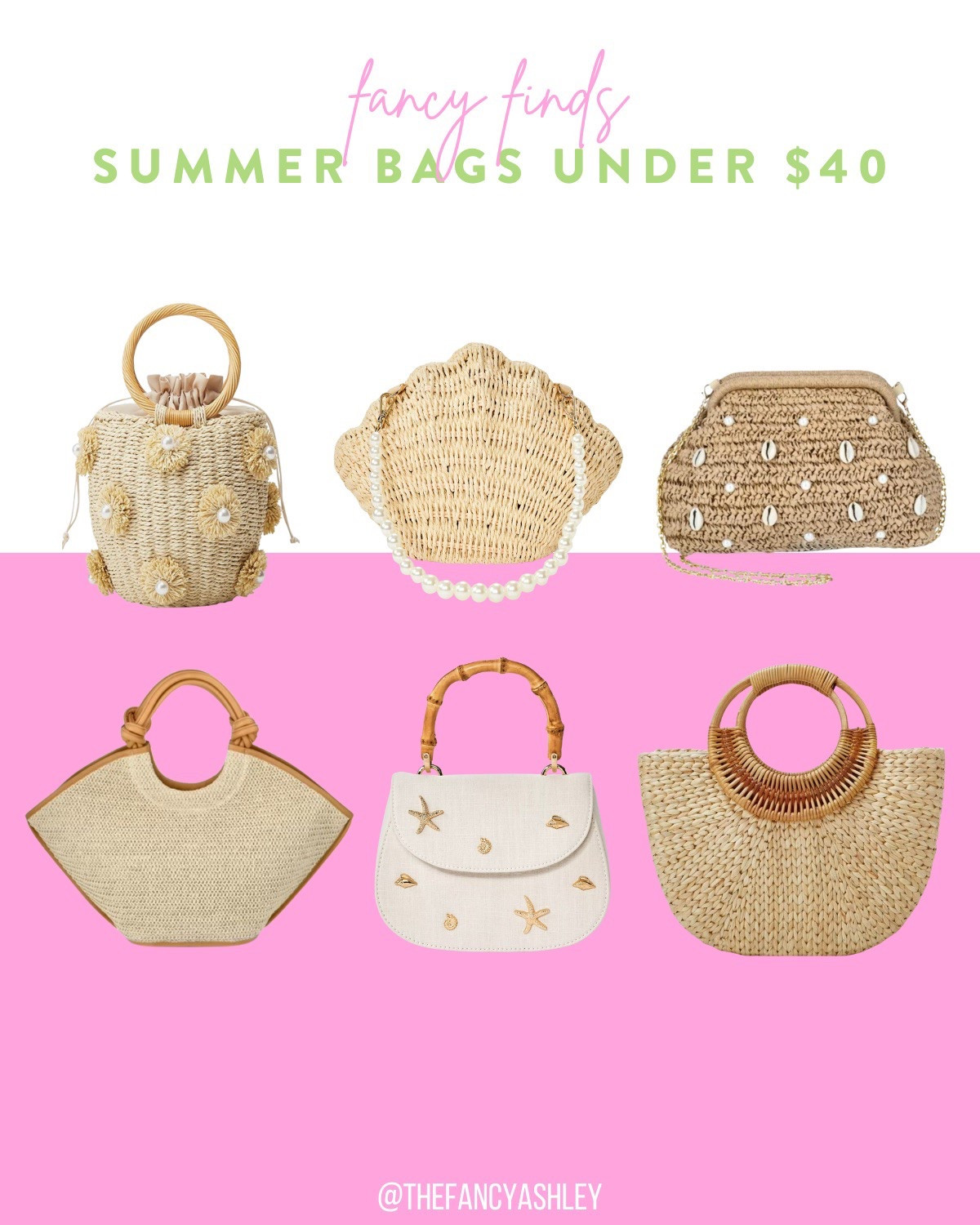 Love these cute summer bags—beachy vibes, shells, and all UNDER $40! Pair them with all your fave summer staples. Summer accessory perfection!

#LTKSeasonal #LTKFindsUnder50 #LTKItBag
