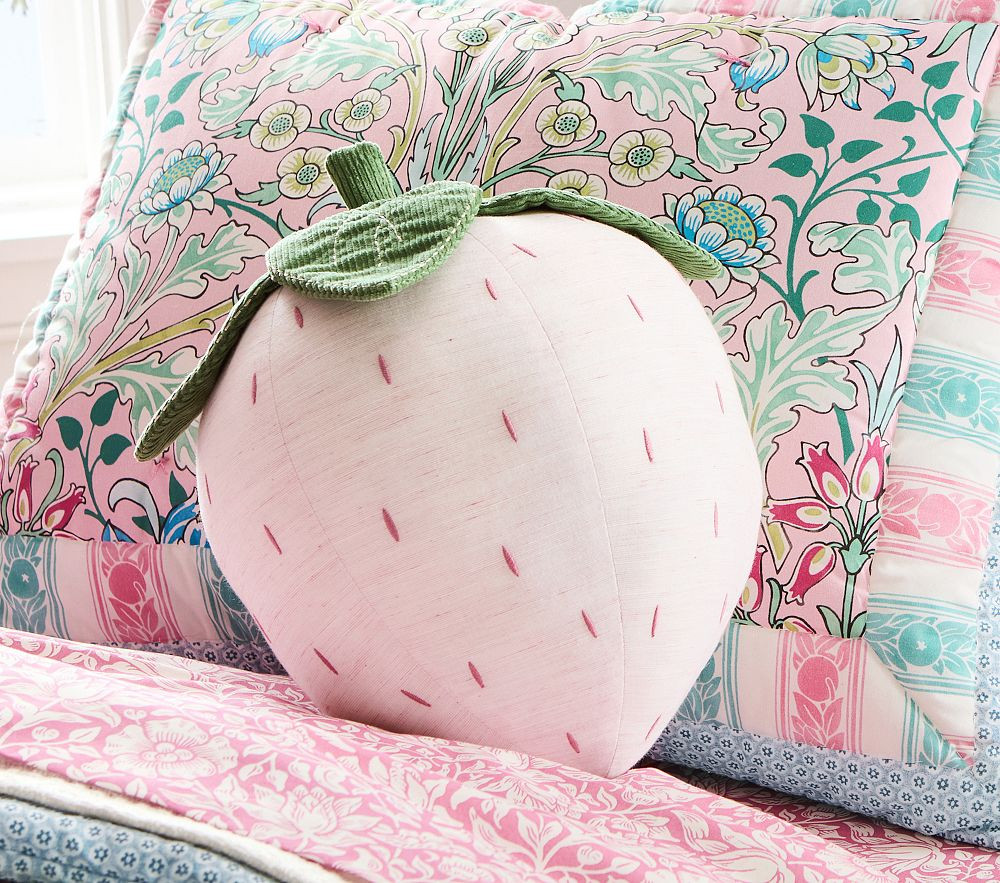 Strawberry Pillow | Pottery Barn Kids